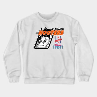 Miami Hooters 2side Crewneck Sweatshirt